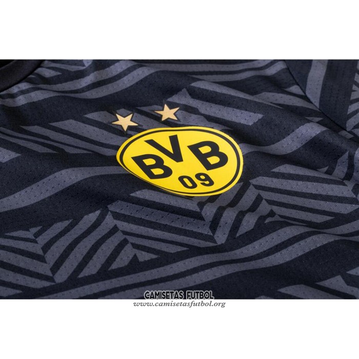 Camiseta Pre Partido del Borussia Dortmund 2022 Negro